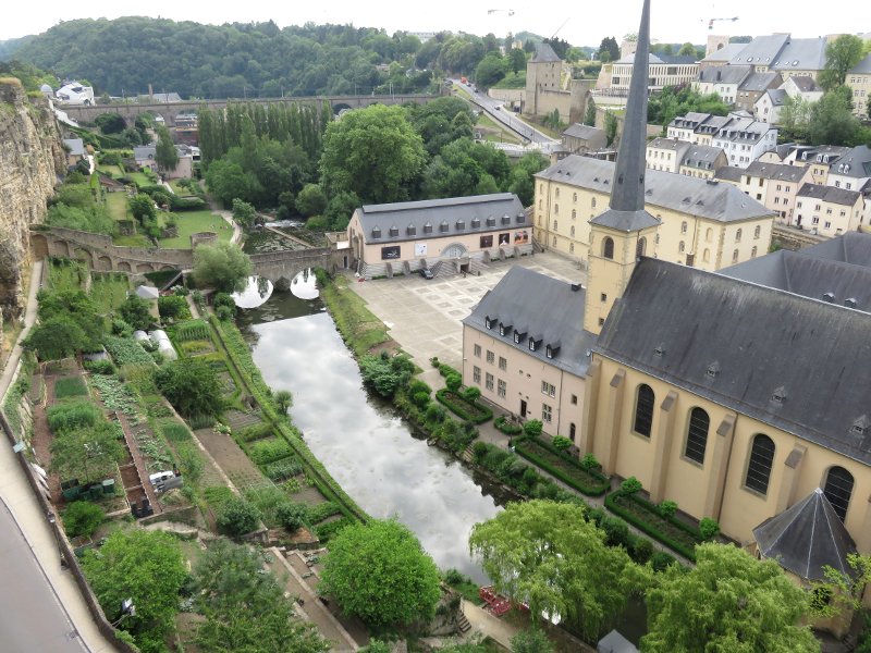 view over Luxembourg city