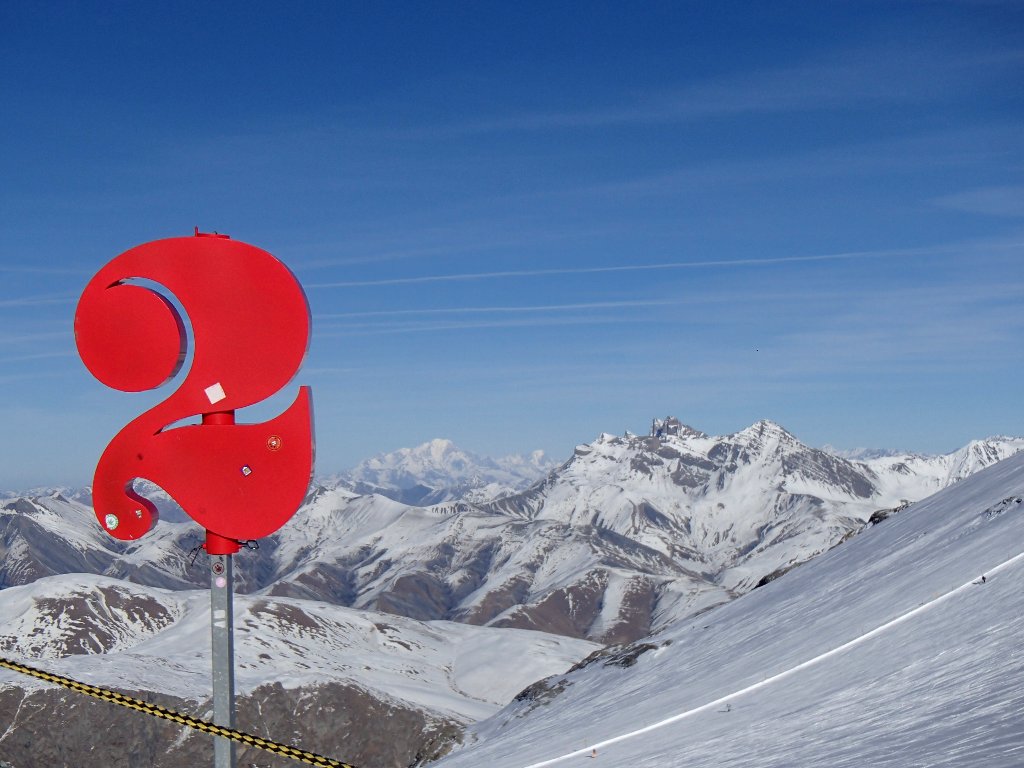 view at Les Deux Alpes