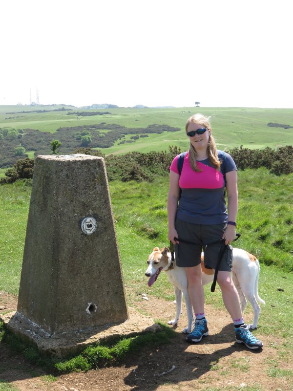 trigpoint, me, dog
