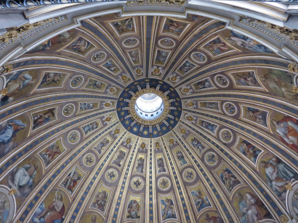 inside of st peter's cupola