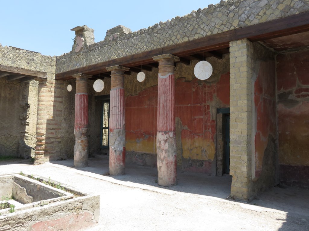inside of a building in Herculaneum