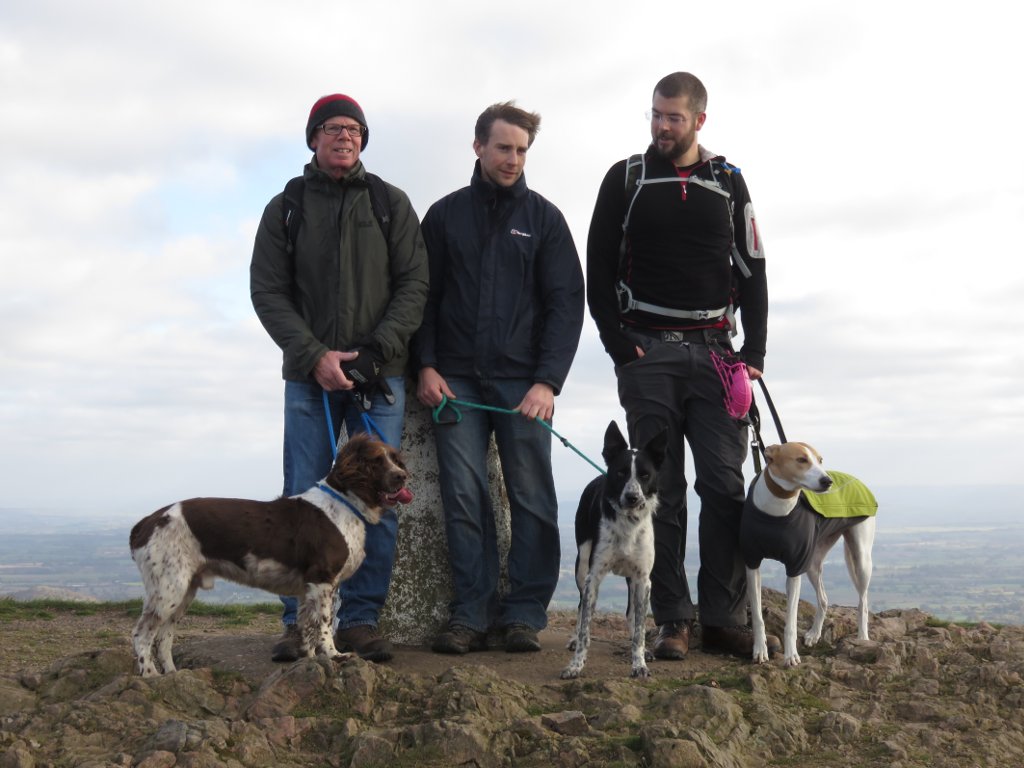 dogs by the trig point