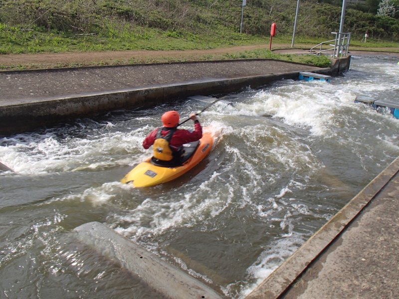 paddler on the Nene