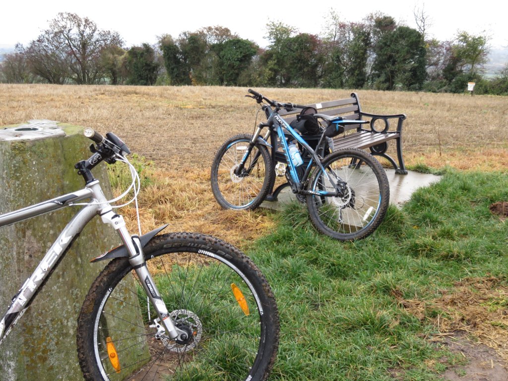 bikes at the trigpoint