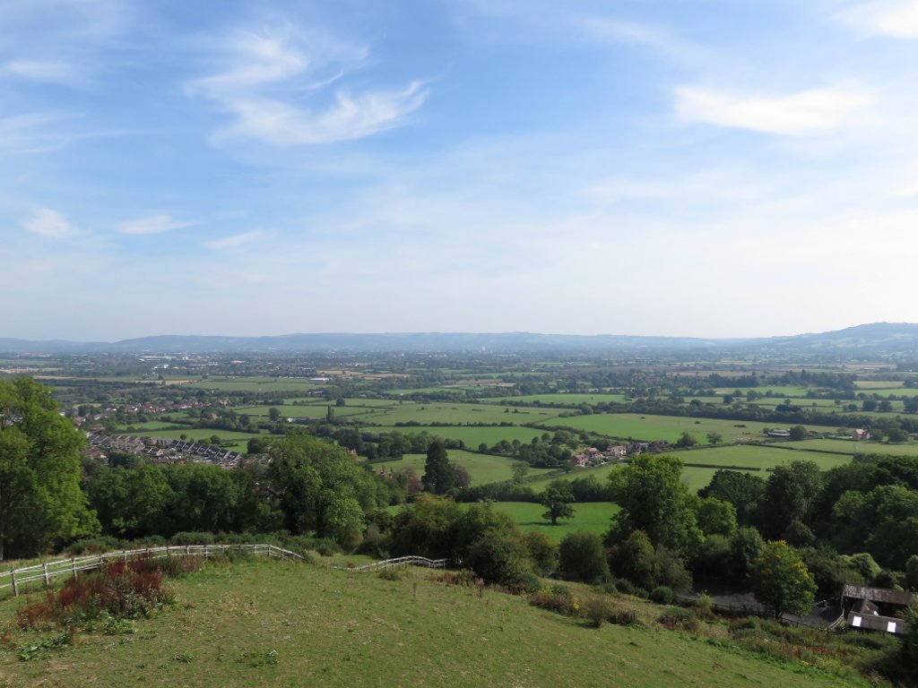 view from churchdown hill