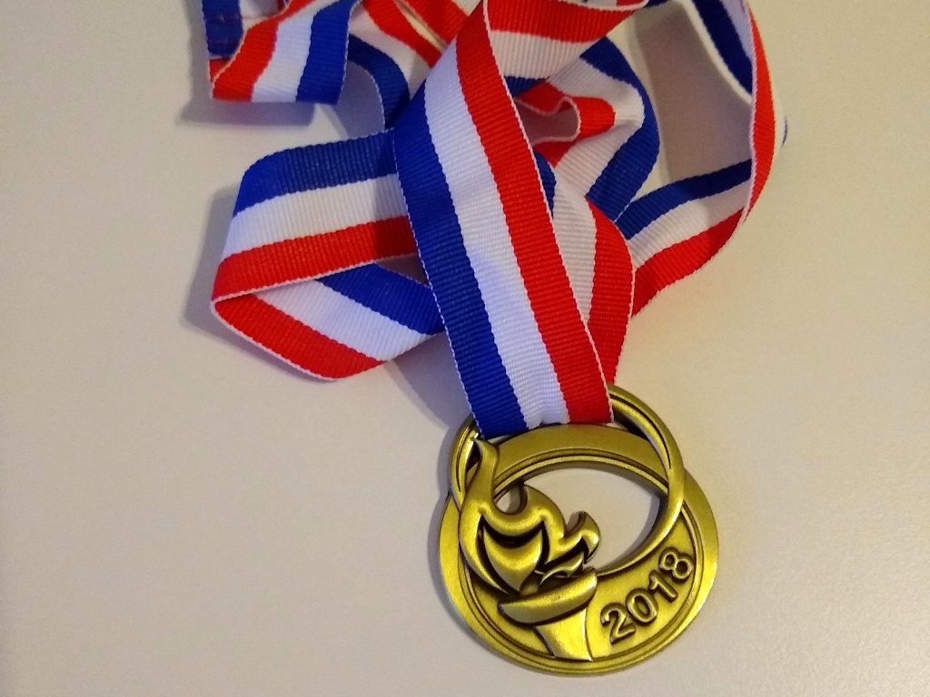 highnam court run 2018 medal