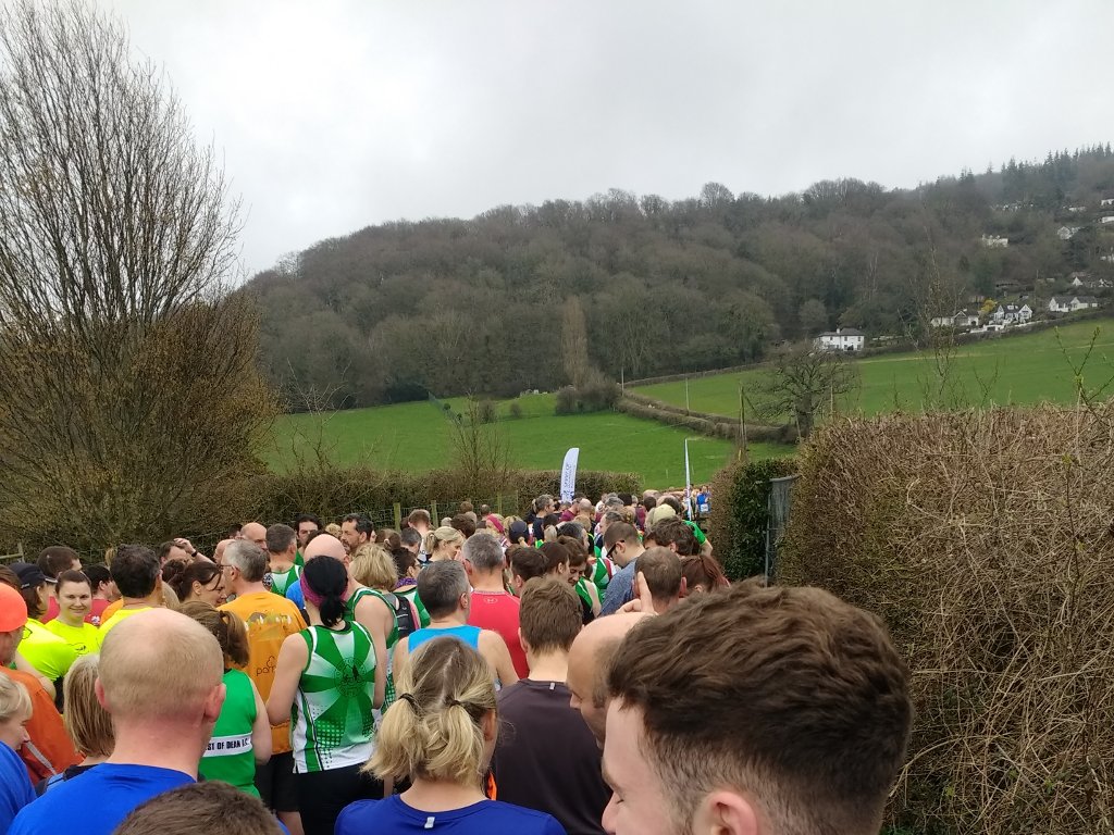 kymin dash start line.