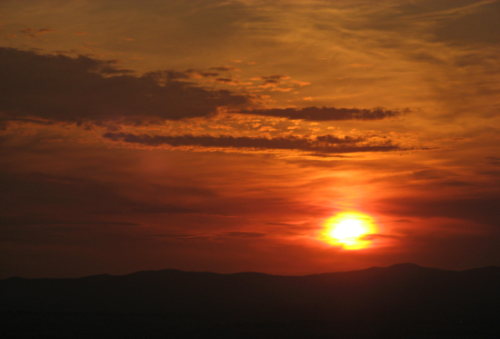 Sunset from Cleeve Hill