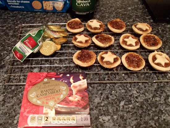 cheese and mince pies