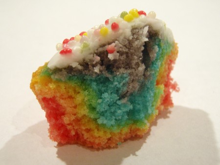 rainbow cupcake
