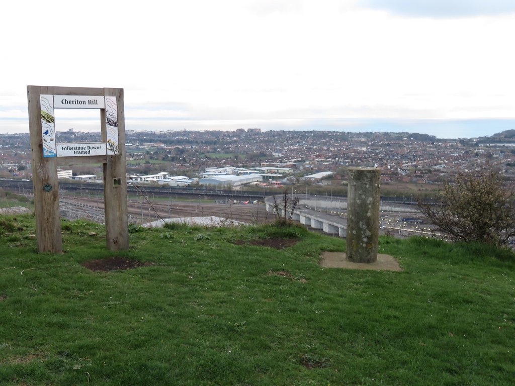 Cheriton hill trigpoint