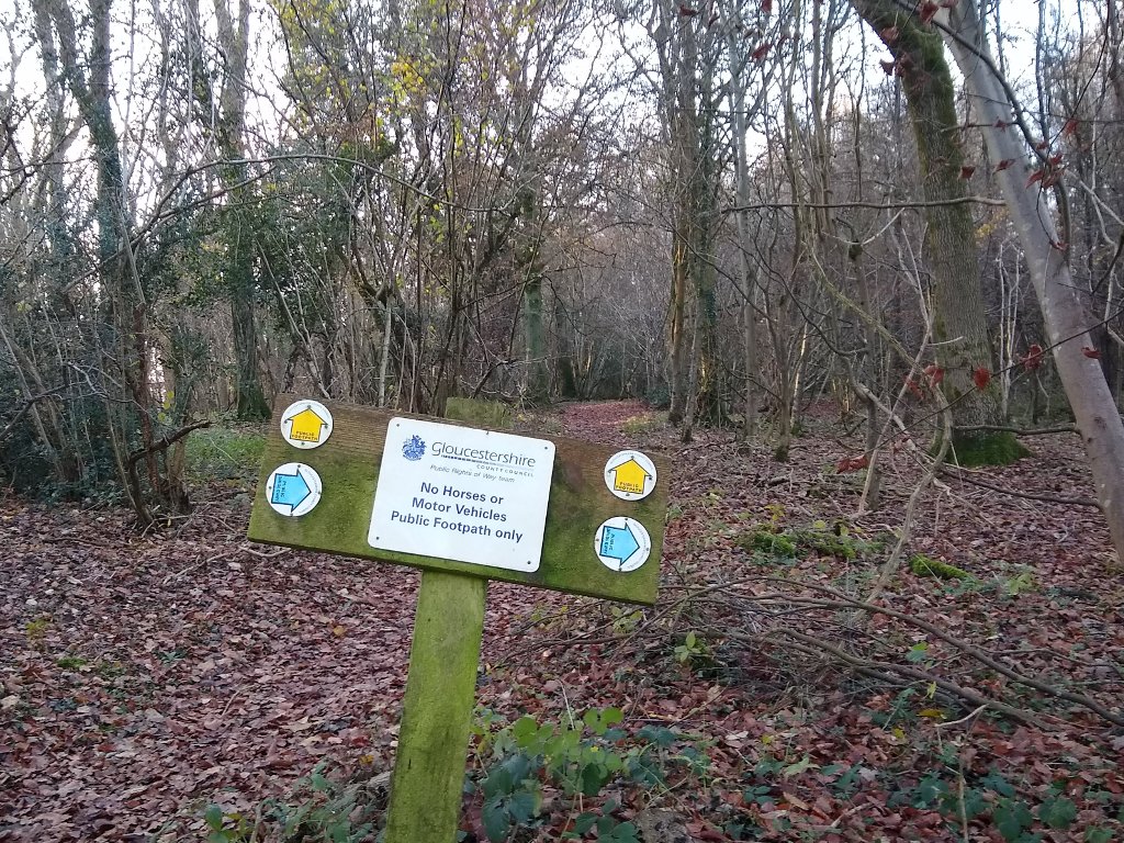 clear footpath/bridleway signs