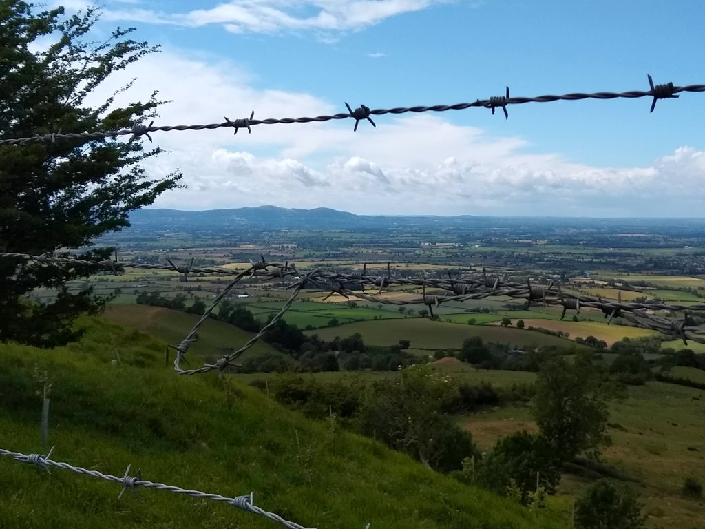 Malvern Hills, seen from the top of Bredon hill