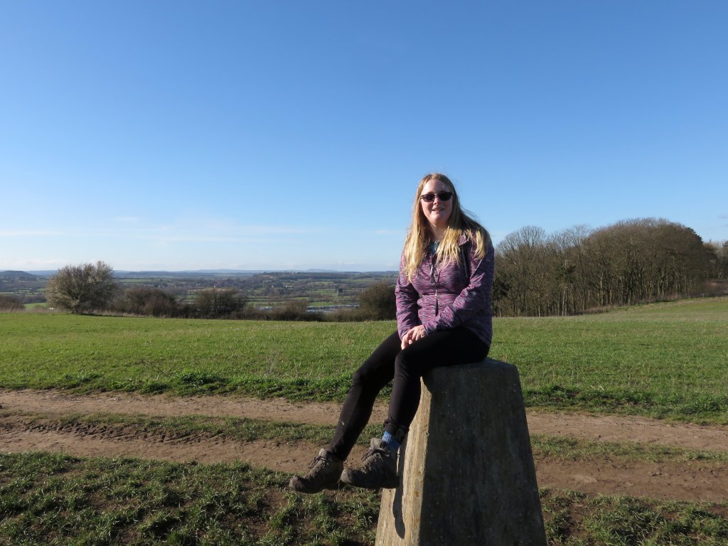 me sitting on the trigpoint